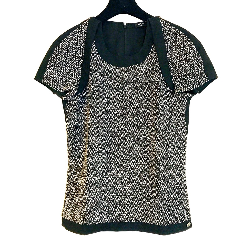 Chanel Tweed Top